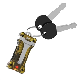 Armytek Zippy WR Key Ring Light, Yellow w Extension Kit